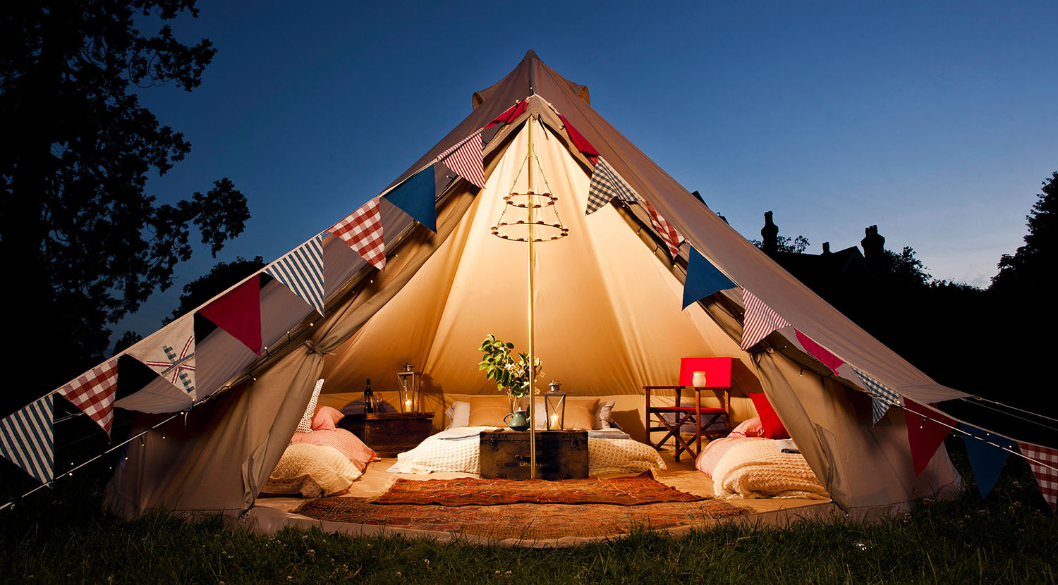 Glamping Holiday Bell Tents West Sussex The Tourist Trail