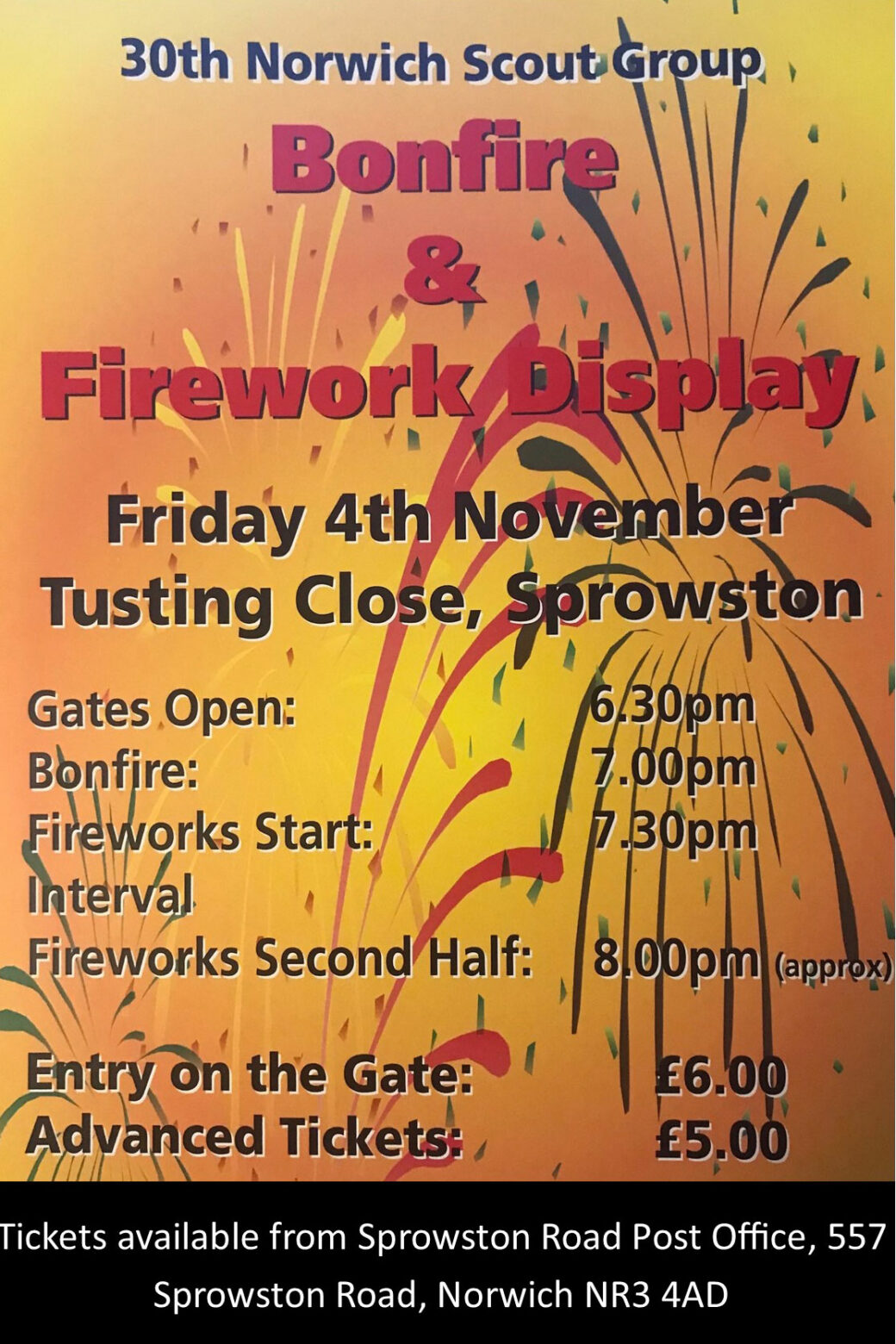 Norfolk Fireworks Displays - Bonfire Night 2022 | The Tourist Trail