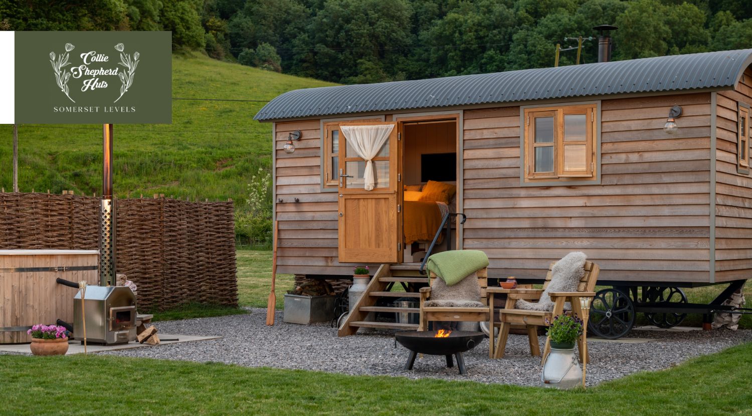 Shepherd's Hut Spa - Glampio Gelli Glamping - Lodges - Book Online